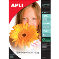 Papier fotograficzny APLI Everyday Photo Paper, A4, 180gsm, byszczcy, 100ark