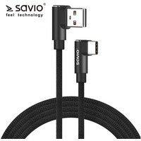 Kabel z dwustronnym zczem USB CL-164 SAVIO 2m