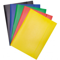 Teczka z gumk OFFICE PRODUCTS, karton, A4, 300gsm, 3-skrz., mix kolorów