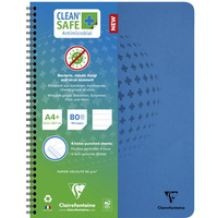 Koozeszyt CLAIREFONTAINE Clean Safe, antybakteryjny, A4+, 60 k., linia, niebieski