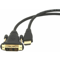 Kabel HDMI-DVI 1.8M (pozacane kocwki)