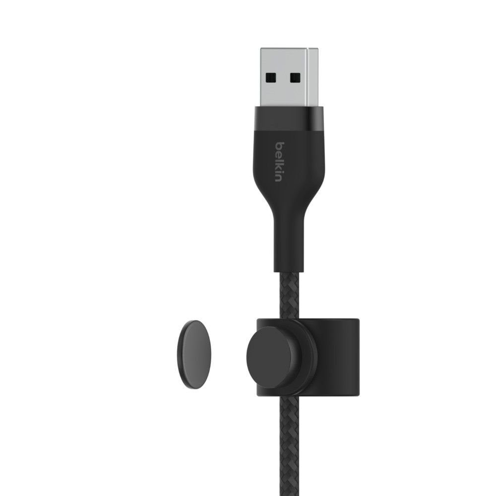 Kabel BoostCharge USB-A do Lightning silikonowy 2m, czarny, CAA010bt2MWH
