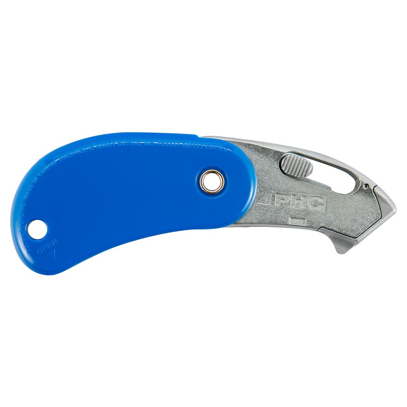 Nóż bezpieczny, składany PSC2, niebieski, BH-PSC2-700