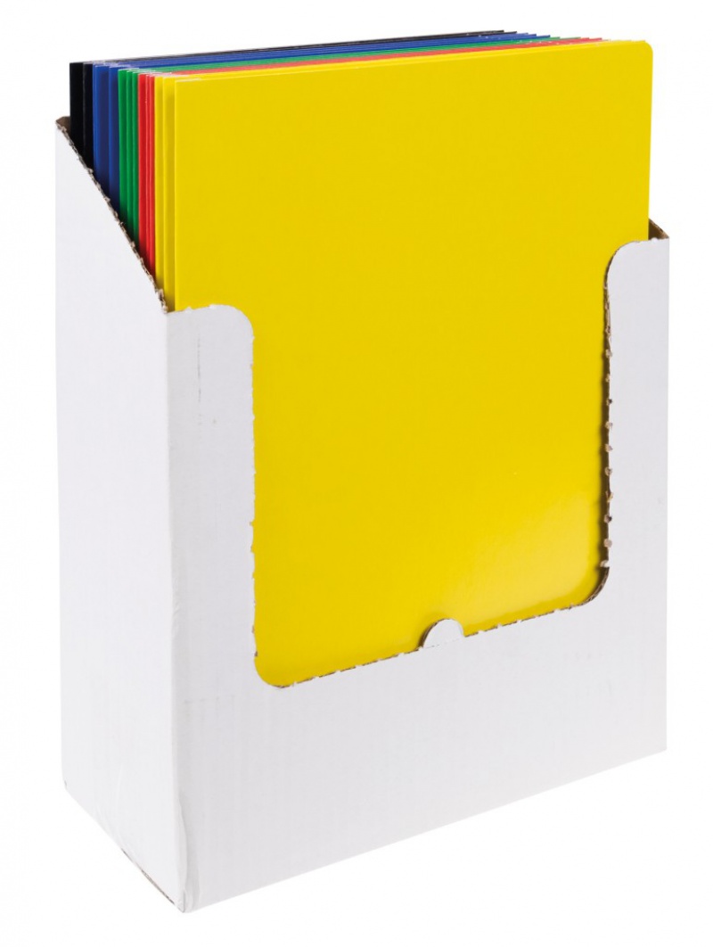 Teczka z gumką OFFICE PRODUCTS, karton, A4, 300gsm, 3-skrz., mix kolorów, 21191231-99