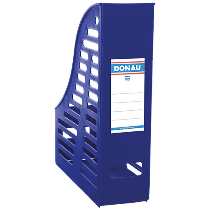 Pojemnik ażurowy na dokumenty DONAU, PP, A4, składany, niebieski, 7464001PL-10