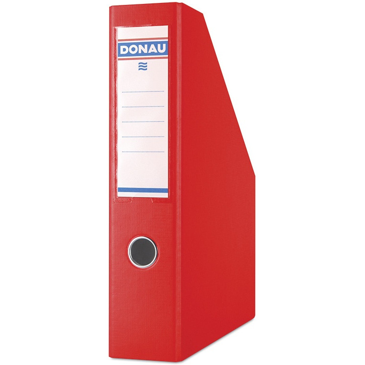 Pojemnik na dokumenty DONAU, PP, A4/75mm, czerwony, 3949001PL-04