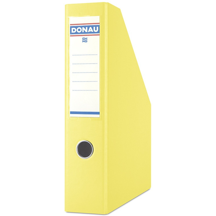 Pojemnik na dokumenty DONAU, PP, A4/75mm, żółty, 3949001PL-11