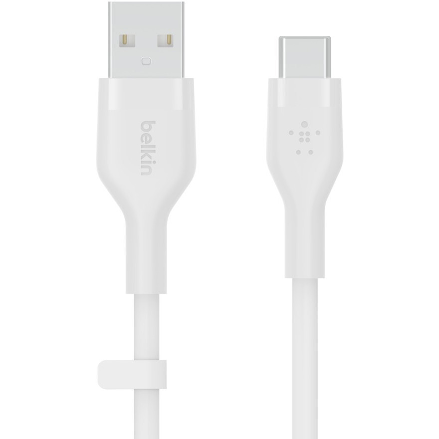 Kabel BoostCharge USB-A do USB-C silikonowy 3m, biały, CAB008bt3MWH