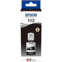 Tusz Epson ET112 do EcoTank L15150/L15160 | 7500str. | 127 ml | black