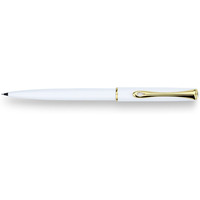 Ołówek automatyczny DIPLOMAT Traveller, 0, 5mm, biały/złoty