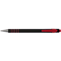 Długopis automatyczny Q-CONNECT LAMBDA, 0, 7mm, czerwony