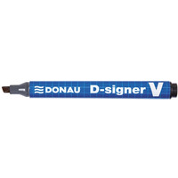 Marker permanentny DONAU D-Signer V, city, 1-4mm (linia), czarny