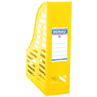 Pojemnik ażurowy na dokumenty DONAU, PP, A4, składany, żółty