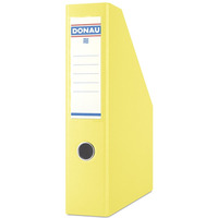 Pojemnik na dokumenty DONAU, PP, A4/75mm, żółty