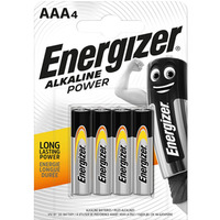 Bateria ENERGIZER Alkaline Power, AAA, LR03, 1, 5V, 4szt