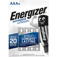 Bateria ENERGIZER Ultimate Lithium, AAA, L92, 1, 5V, 4szt