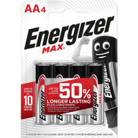 Bateria ENERGIZER Max, AA, LR6, 1, 5V, 4szt