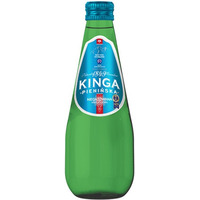 Woda mineralna KINGA PIENISKA, niegazowana, butelka szklana zielona 0, 33l