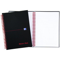 Koonotatnik A5 70k linie PP OXFORD Black