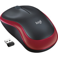 Mysz Logitech M185 910-002240 (optyczna; 1000 DPI; kolor czerwony)