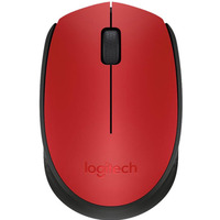 Logitech M171 mysz optyczna | bezprzewodowa | USB | red