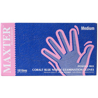 Rękawice nitrylowe, Maxter Blue, 100 szt., rozmiar M