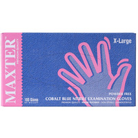 Rękawice nitrylowe, Maxter Blue, 100 szt., rozmiar XL