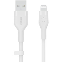 Kabel BoostCharge USB-A do Ligtning silikonowy 2m, biały