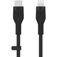 Kabel BoostCharge USB-C do Lightning silikonowy 2m, czarny