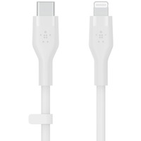 Kabel BoostCharge USB-C do Lightning silikonowy 3m, biały