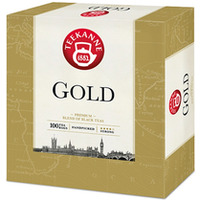 Herbata czarna TEEKANNE Gold, 100 torebek, 200 g, z zawieszk