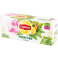 Herbata LIPTON, 20 torebek, zioowa z pokrzyw i mango