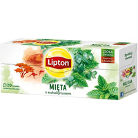 Herbata LIPTON, 20 torebek, ziołowa z miętą i eukaliptusem