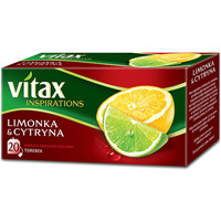 Herbata VITAX Inspirations, limonka z cytryn, 20 torebek