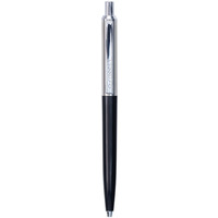 Długopis automatyczny Q-CONNECT PRESTIGE, metalowy, 0, 7mm, czarno/srebrny, wkład niebieski