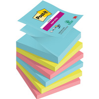 Karteczki samoprzylepne Post-it® Super Sticky Z-Notes, COSMIC, 76x76mm, 6x90 kart