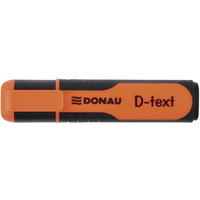 Zakreślacz DONAU D-Text, 1-5mm (linia), eurozawieszka, pomarańczowy