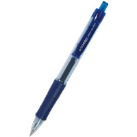 Długopis automatyczny żelowy Q-CONNECT 0, 5mm (linia), zawieszka, niebieski