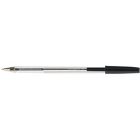 Długopis Q-CONNECT z wymiennym wkładem 0, 7mm (linia), zawieszka, czarny