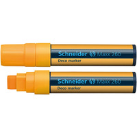 Marker kredowy SCHNEIDER Maxx 260 Deco, 5-15mm, zawieszka, pomarańczowy