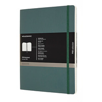 Notes MOLESKINE Professional XL (19x25 cm), mikka oprawa, forest green, 192 strony, zielony