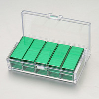 Zszywki no.10 KANGARO, pudełko plastikowe, zielone