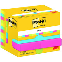 Karteczki samoprzylepne Post-it®, ENERGETIC, 38x51mm, 12x100 kart