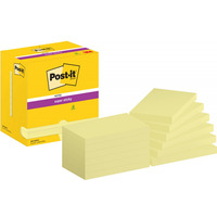 Karteczki samoprzylepne POST-IT® Super Sticky (655-S), 127x76mm, 12x90 kartek, jaskrawo óte