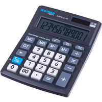 Kalkulator biurowy DONAU TECH OFFICE, 12-cyfr. wyświetlacz, wym. 137x101x30mm, czarny