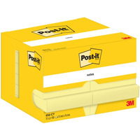 Karteczki samoprzylepne POST-IT® (656), 51x76mm, 12x100 kart., żółte