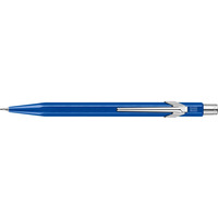 Ołówek automatyczny CARAN D'ACHE 844, 0, 7mm, Metal-X, niebieski