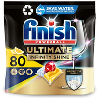 Tabletki do zmywarki FINISH Ultimate Infinity Shine, 80 szt., lemon