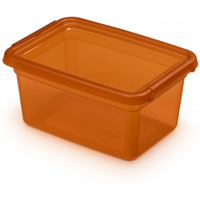 Pojemnik do przechowywania MOXOM BaseStore Color, 1, 5l, transparentny pomarańczowy