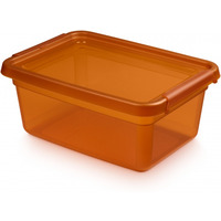 Pojemnik do przechowywania MOXOM BaseStore Color, 12, 5l, transparentny pomarańczowy